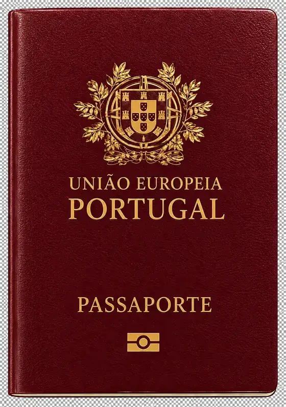 portugal passport cover, illustrative